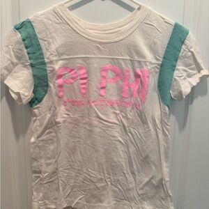 Pi Phi Philanthropy White Shirt